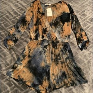 NWT tie dye romper